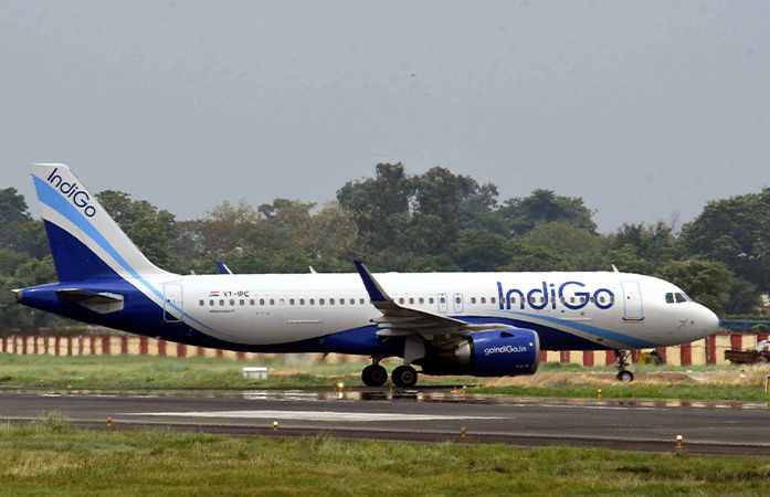 Indigo flight emergency landing