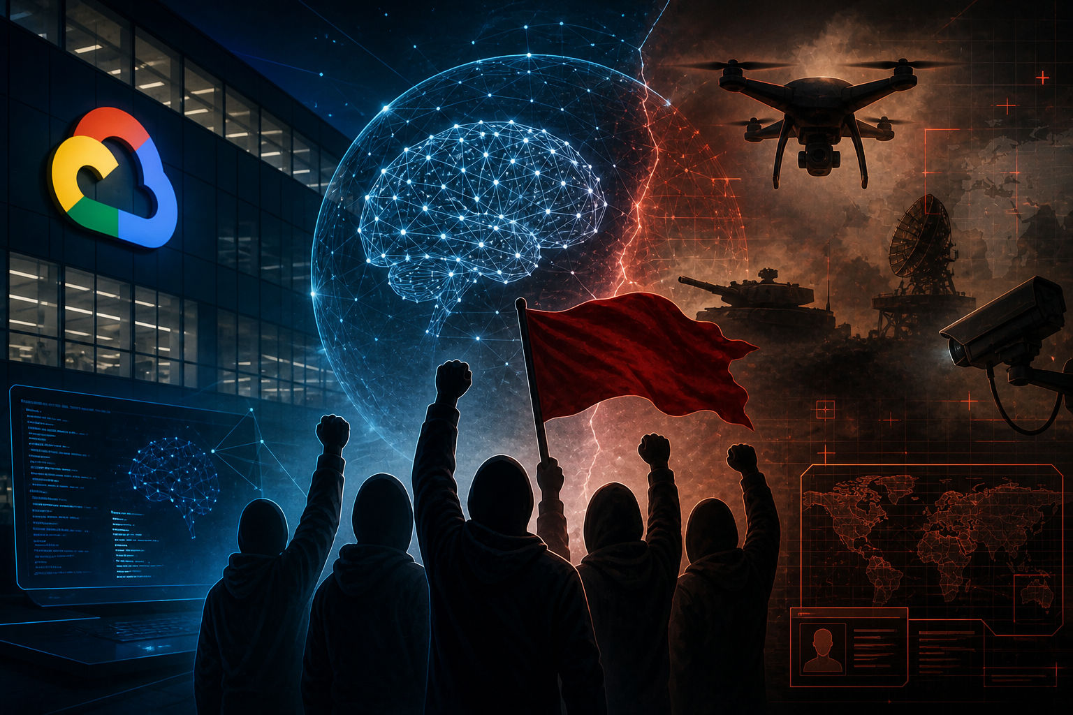 Googleમાં બળવો? DeepMind સ્ટાફનો મોટો નિર્ણય: AIનો મિલિટરી ઉપયોગ રોકવા યુનિયનની રચના… 1 - image