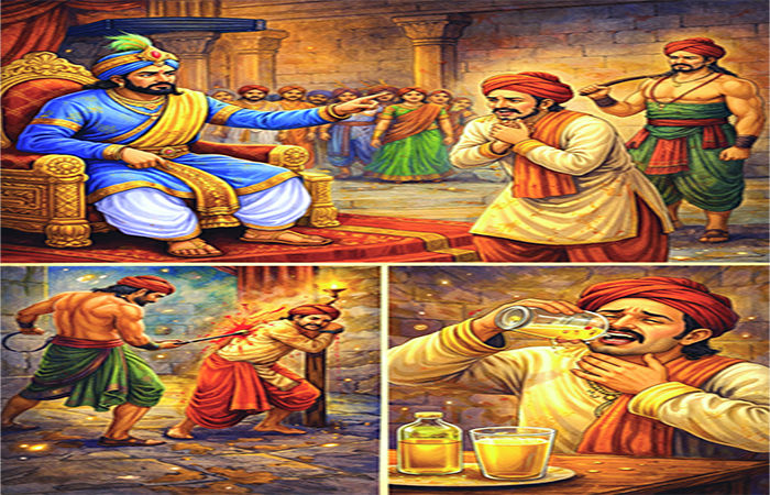 લોભી વેપારી                                                  .