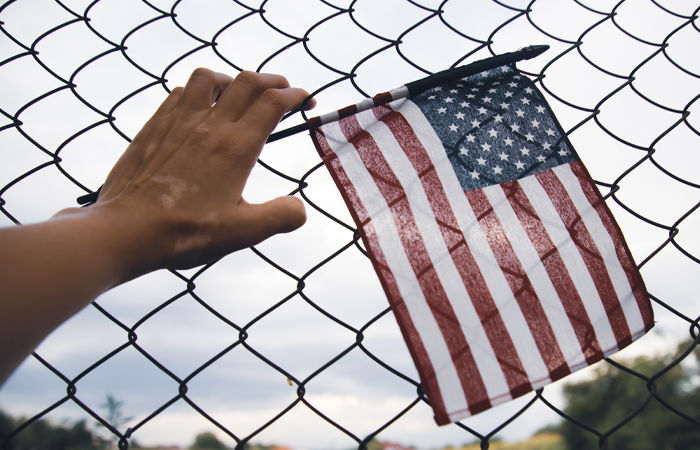 150 indians held in usa
