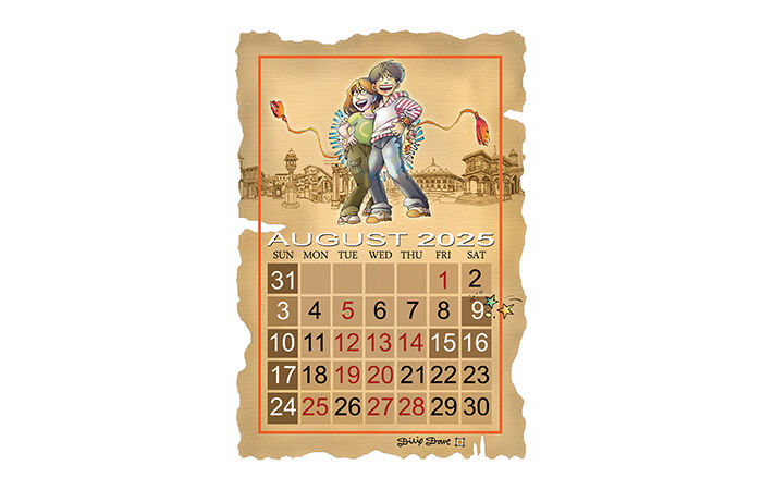 ફોટાવાળું કેલેન્ડર બનાવ્યું છે . 1 - image