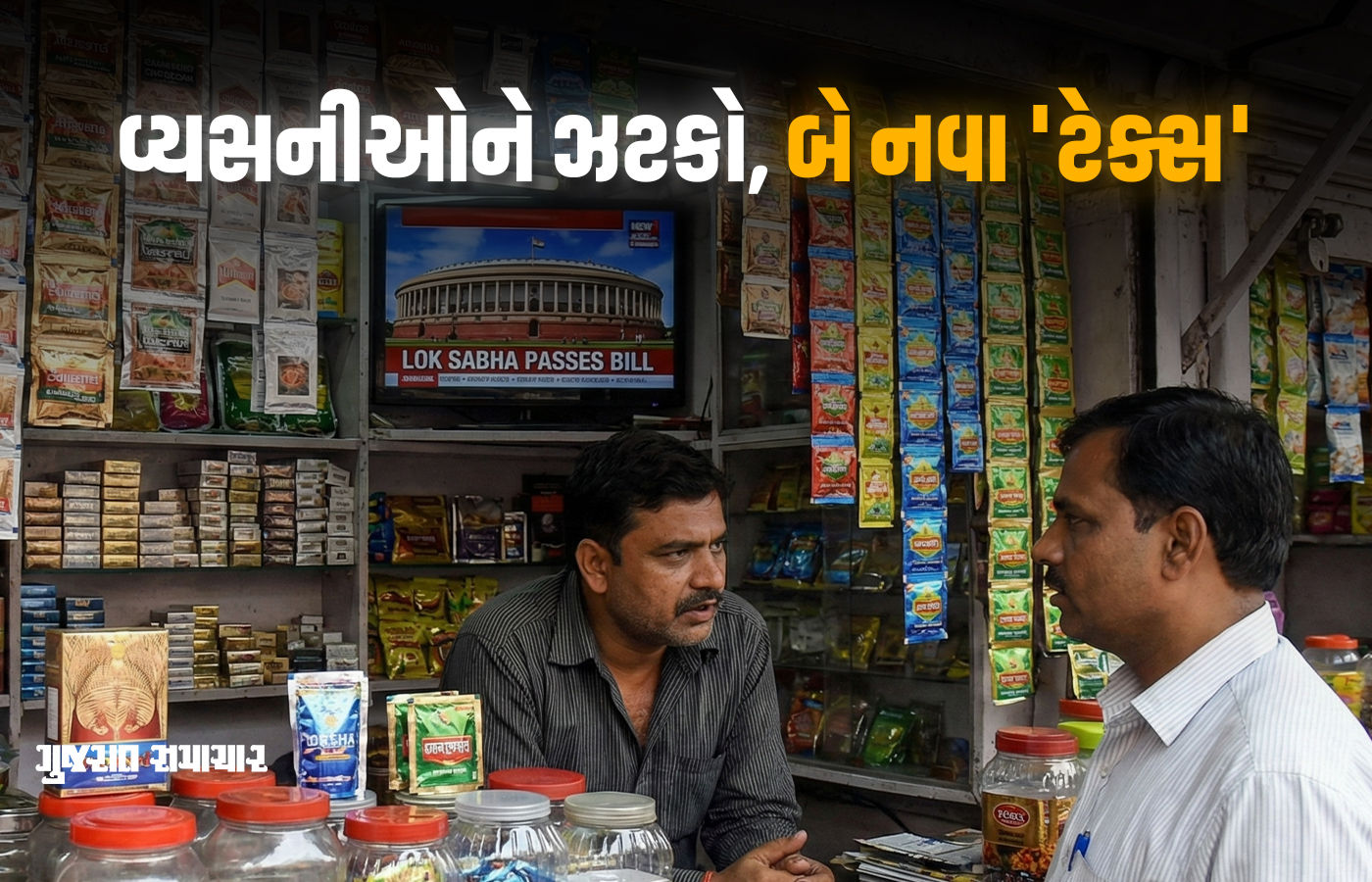 સિગારેટ, તમાકુ અને પાન મસાલા પર 40% GST યથાવત્, લોકસભામાં બિલ પસાર 1 - image