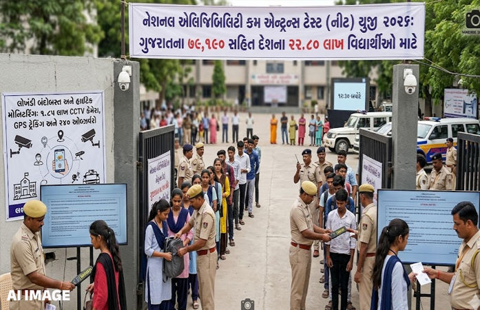 ગુજરાતના 79000 વિદ્યાર્થી સહિત દેશના 22.80 લાખ વિદ્યાર્થીઓ આજે NEET આપશે 1 - image