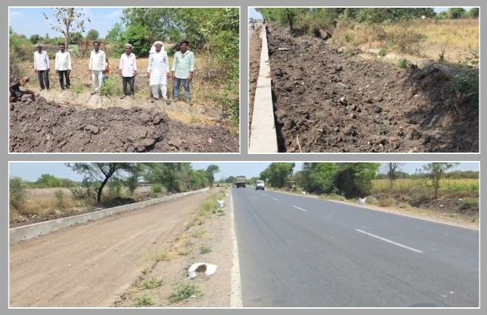 નસવાડી: નેશનલ હાઈવે 56ની કામગીરીમાં કોન્ટ્રાક્ટરે કેનાલો તોડી નાખતા ખેડૂતો પાયમાલ, ઊભો મોલ સુકાઈ જવાની ભીતિ 1 - image