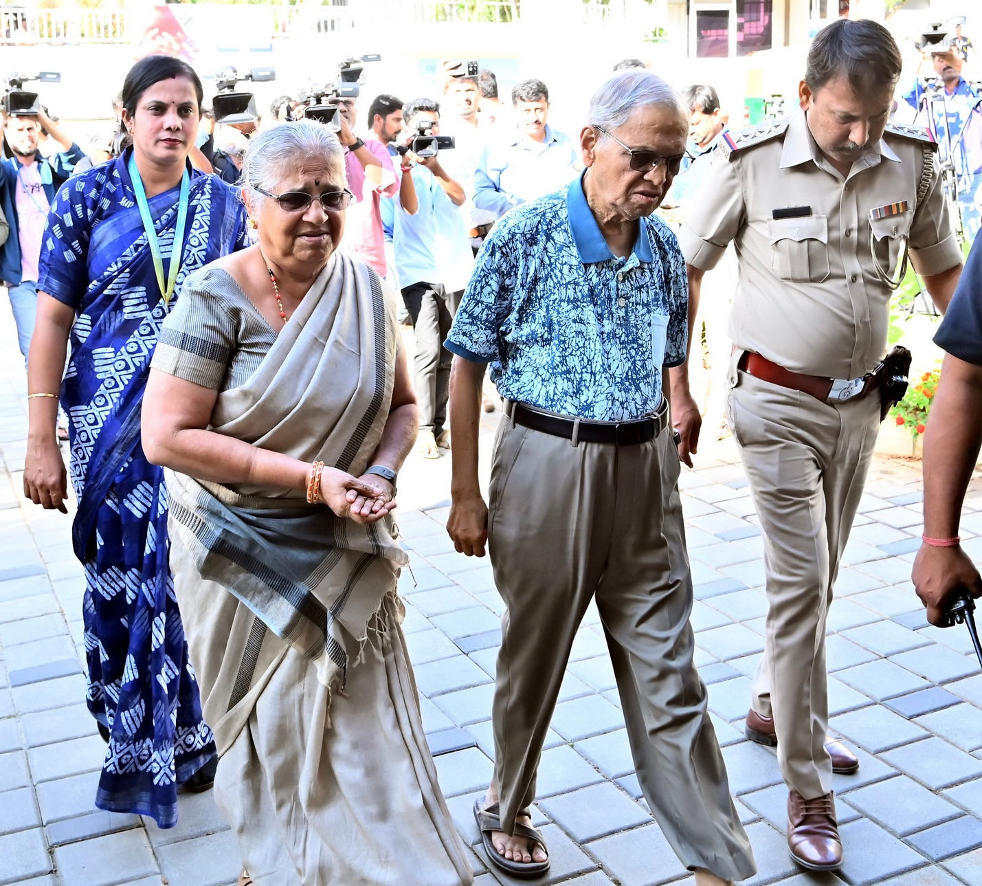 Infosys founder Narayana Murthy wife Sudha Murty decline to participate in Karnataka caste census