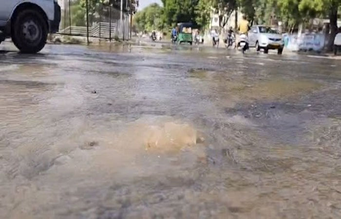 Severe Water Wastage in Vadodara
