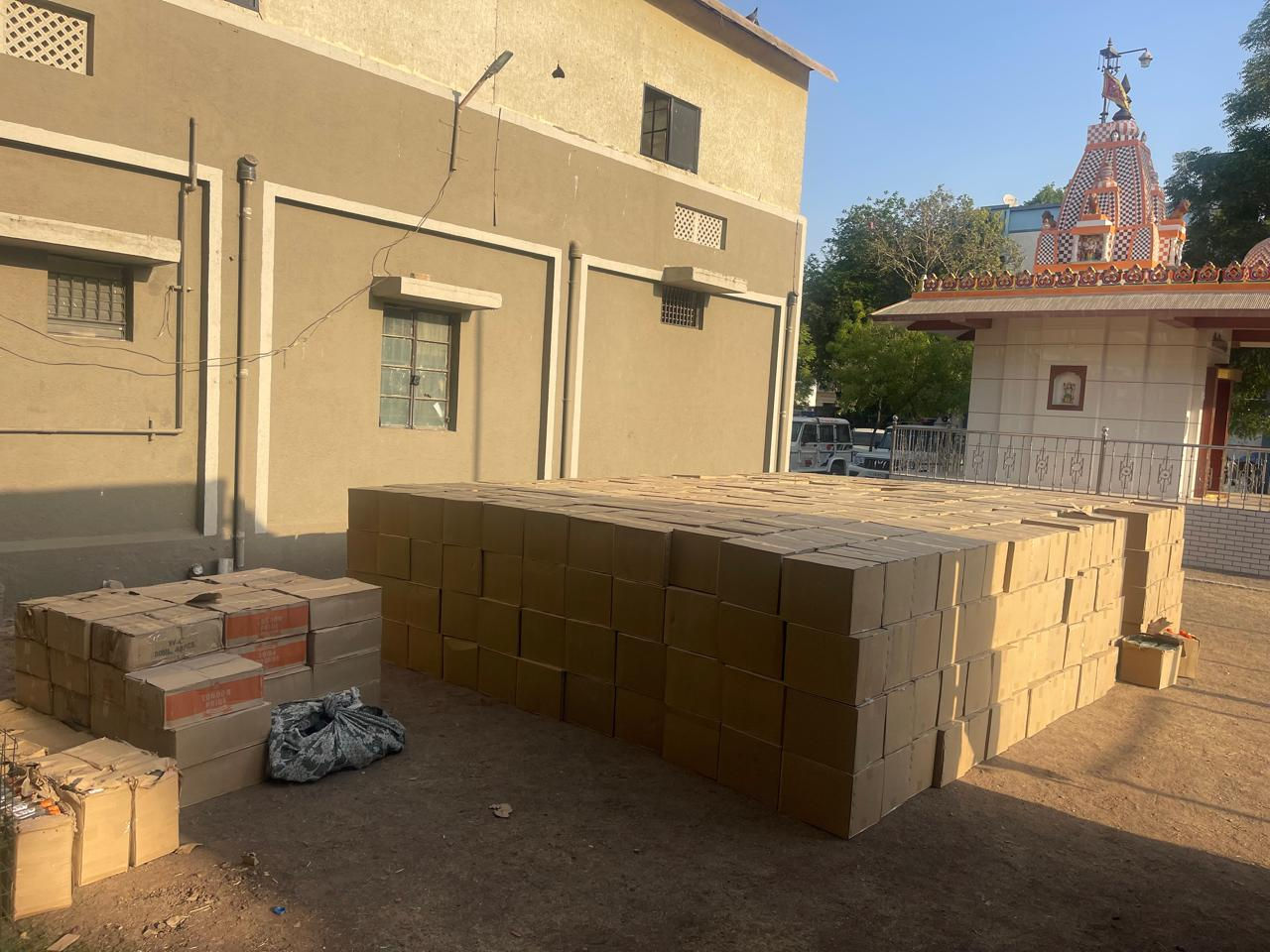 IMFL worth ₹78 lakh seized from field in Botad, 7 accused at large