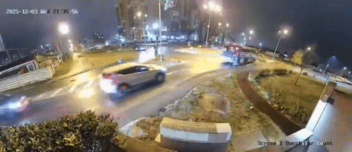 Romania Speeding Car Crashes