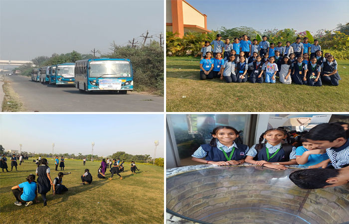 સુરત શિક્ષણ સમિતિના પ્રવાસમાં ગંભીર બેદરકારી વિદ્યાર્થીઓને ભોજન સમયે નાસ્તો અપાયો 1 - image