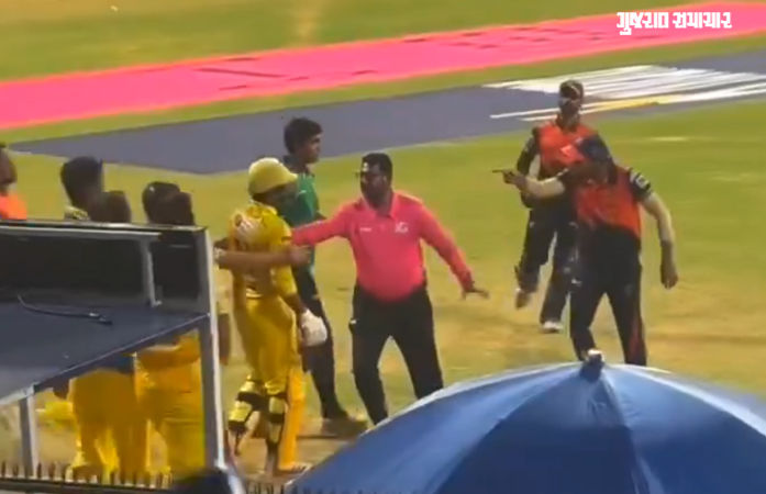 VIDEO: ટી20 મુંબઈની ફાઈનલ મેચમાં ખેલાડીઓ વચ્ચે ઉગ્ર બોલાચાલી, મારપીટ થતાં રહી ગઈ! 1 - image