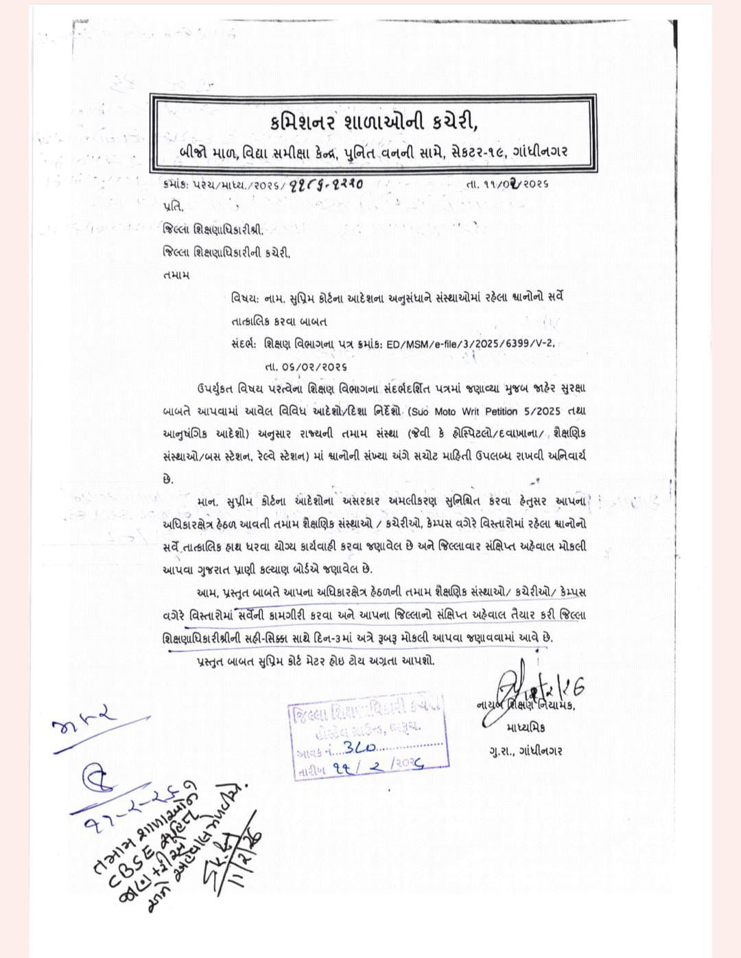 ગુજરાતની તમામ શૈક્ષણિક સંસ્થાઓને શ્વાનોનો તાત્કાલિક સર્વે કરવા આદેશ, પરિપત્ર રદ કરવા કોંગ્રેસની માગ 2 - image
