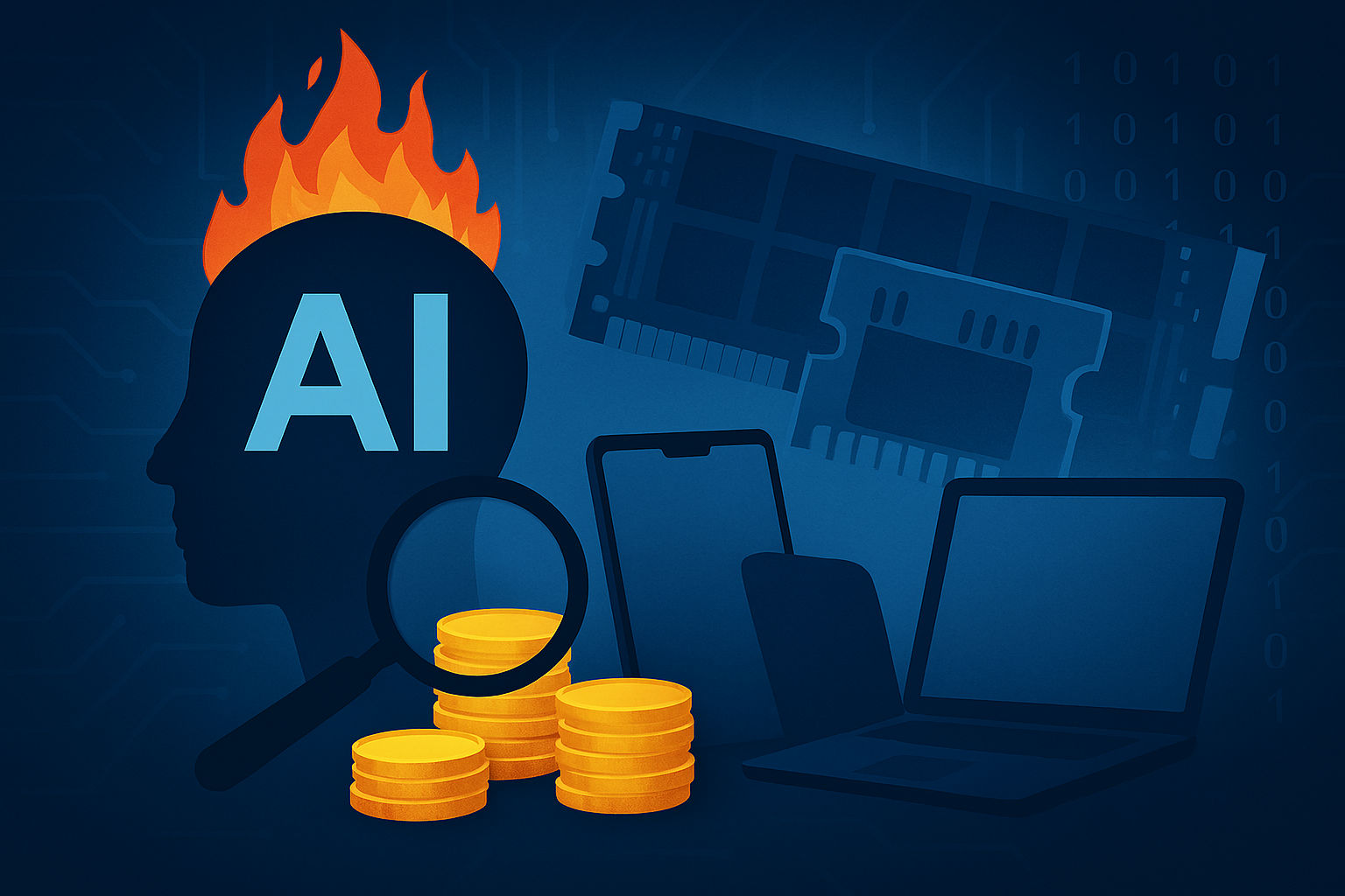 AIની 'ભૂખ'ના કારણે મોંઘા થઈ રહ્યા છે સ્માર્ટફોન અને લેપટોપ! મેમોરી ચિપની સપ્લાય ચેન પર અસર 2 - image