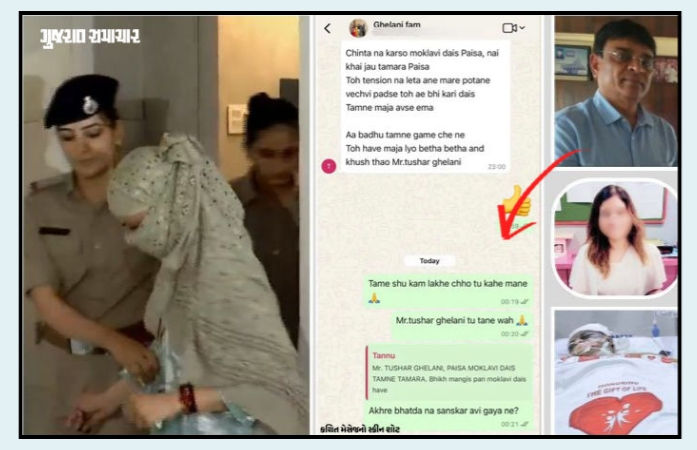 સુરત: બિલ્ડર તુષાર ઘેલાણી આત્મહત્યા કેસમાં પૂનમ ભદોરિયા હાઈકોર્ટ પહોંચી, FIR રદ કરવા અને જામીન માટે કરી અરજી 1 - image