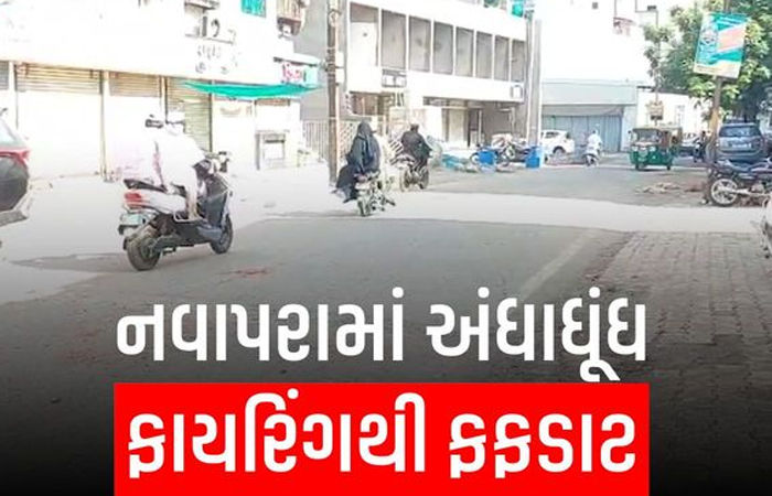 શહેરના નવાપરામાં માથાકુટ, શખ્સોએ 2 રાઉન્ડ ફાયરિંગ કર્યું 1 - image