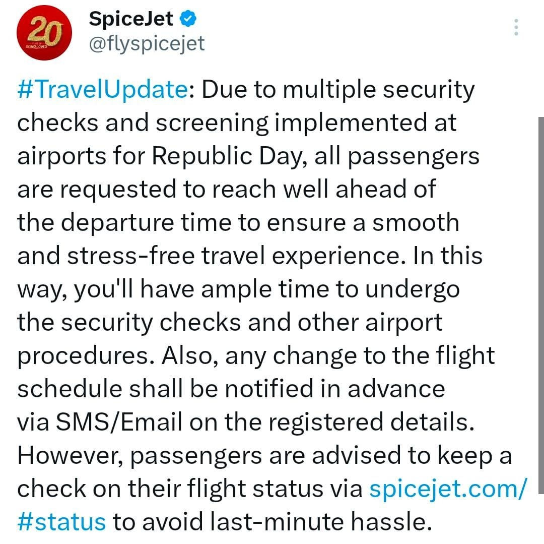 અમદાવાદ ઍરપોર્ટ પર હાઇ-ઍલર્ટ જાહેર, મુસાફરોને 3 કલાક વહેલા પહોંચવા સૂચના 2 - image