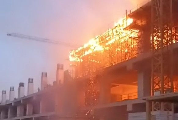 Fire breaks out at Sabarmati Bullet Train construction site