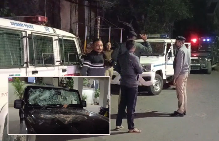 અમદાવાદમાં બાઈક સવાર સાથે ઘર્ષણ બાદ 15ના ટોળાએ વિદ્યાર્થીની ગાડીમાં તોડફોડ કરી, પિતા-પુત્રને માર માર્યો 1 - image