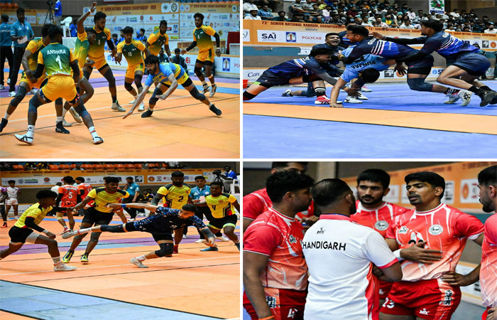 વડોદરામાં કબડ્ડી જંગ : સિનિયર નેશનલ મેન્સ કબડ્ડી ચેમ્પિયનશિપમાં રેલવે, તમિલનાડુ, ચંદીગઢ અને ગુજરાતનો દમદાર પ્રારંભ 1 - image