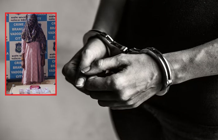 વડોદરાના તરસાલીમાં મહિલાને વોશરૂમમાં પૂરી દાગીના ચોરી જનાર સોસાયટીની જ મહિલા ઝડપાઈ 1 - image