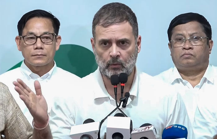 Rahul Gandhi in Manipur