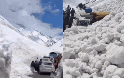 Tragedy on Srinagar-Leh Highway