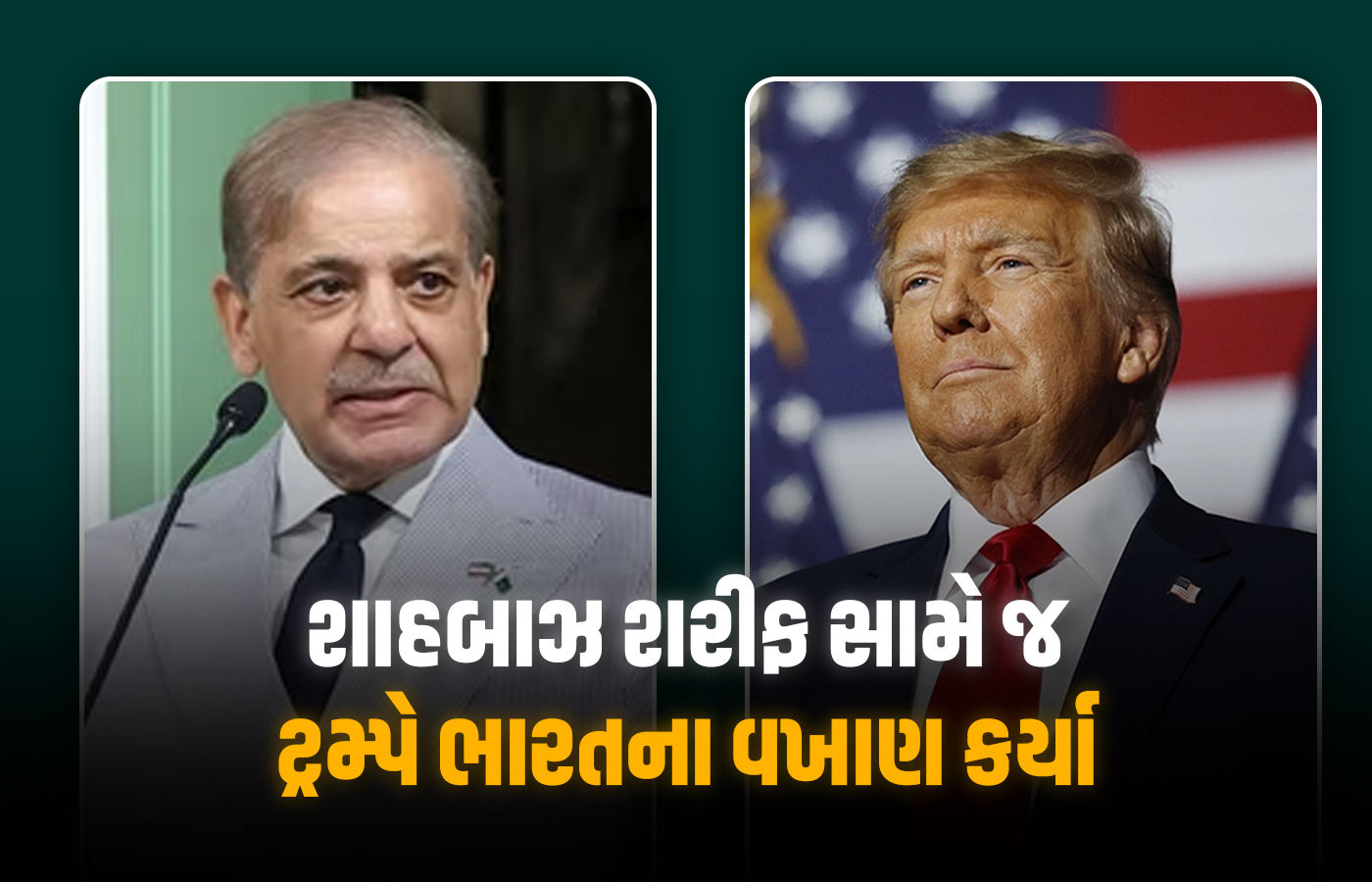 શાહબાઝ શરીફ સામે જ ટ્રમ્પે કર્યા ભારતના વખાણ, કહ્યું- PM મોદી મારા ખૂબ સારા મિત્ર 1 - image