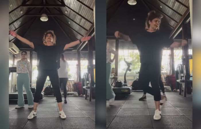 Hrithik Roshan’s mom learns the hook step of ‘Aavan Jaavan’ track from ‘War 2’