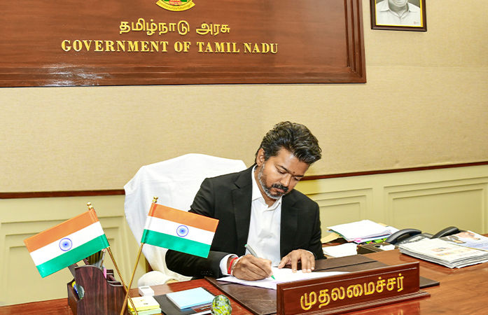 Vijay's 1st big CM move
