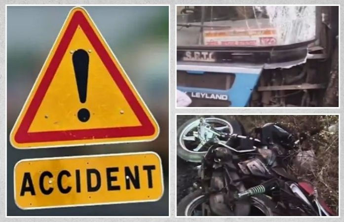 સાપુતારામાં બ્રેક ફેઇલ થતાં ST બસનો અકસ્માત, બાઈક ચાલકનું મોત, બસના તમામ મુસાફરો સુરક્ષિત 1 - image
