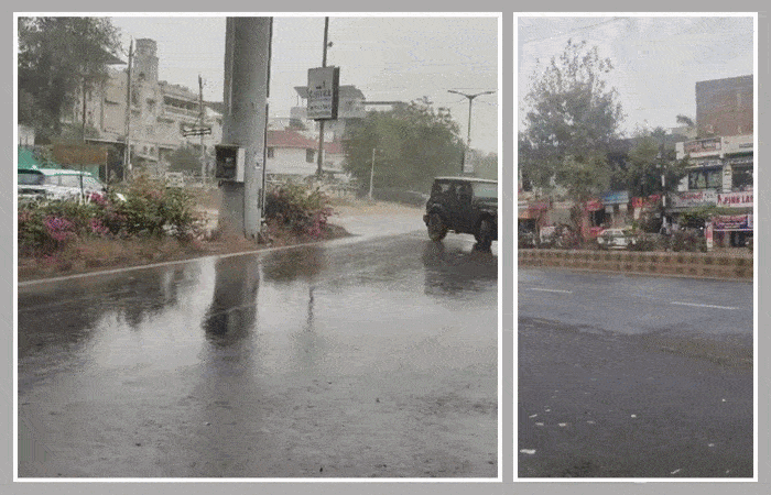 Ahmedabad witnesses rain in early summers, storm-like condition expected in next 24 hrs | Ahmedabad witnesses rain in early summers storm like condition expected in next 24 hrs - Gujarat Samachar