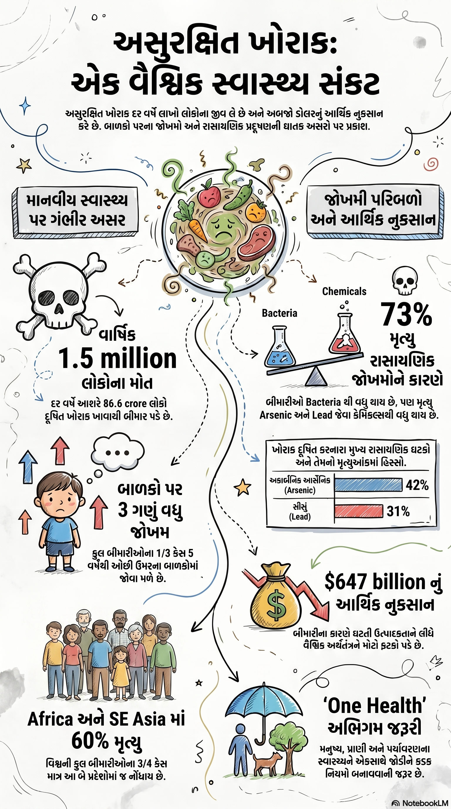 દૂષિત ખોરાકના કારણે દુનિયામાં વર્ષે 15 લાખ મોત, બાળકો પર સૌથી વધુ ખતરો! WHOનો આંખ ઉઘાડનારો અહેવાલ 2 - image