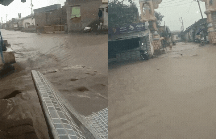 અમ્રેલીમાં સતત ત્રીજા દિવસે વરસાદ યથાવત્ રહે છે, ખેડુતોમાં ખુશી અને શહેરમાં વોટરિંગિંગ. અમ્રેલીમાં વરસાદ અને ખુશ ખેડુતો