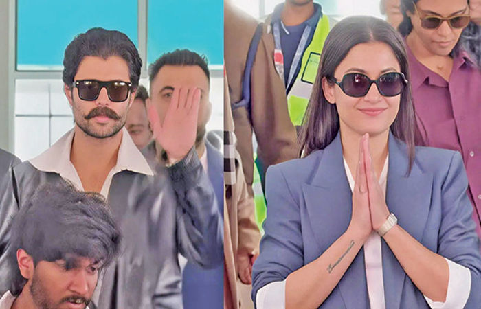 રશ્મિકા મંદાના અને વિજય લગ્ન માટે ઉદયપુર પહોંચ્યાં 1 - image