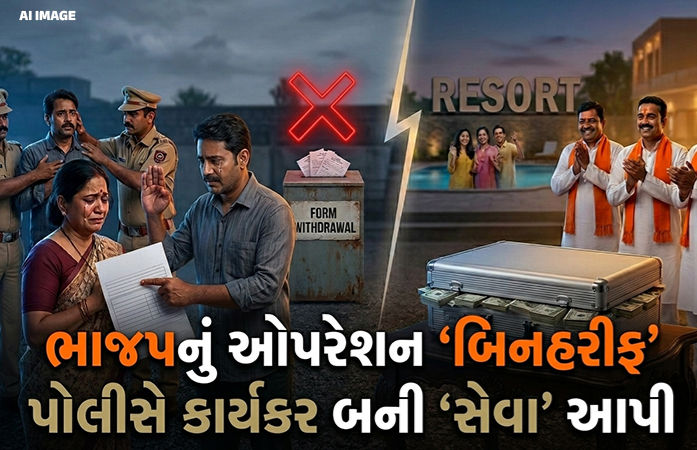 ક્યાંક ધાકધમકી તો ક્યાંક લાખોની ઓફર : કોંગ્રેસ-આપના ઘણાં ઉમેદવારોએ ચૂંટણી મેદાન છોડ્યું 1 - image