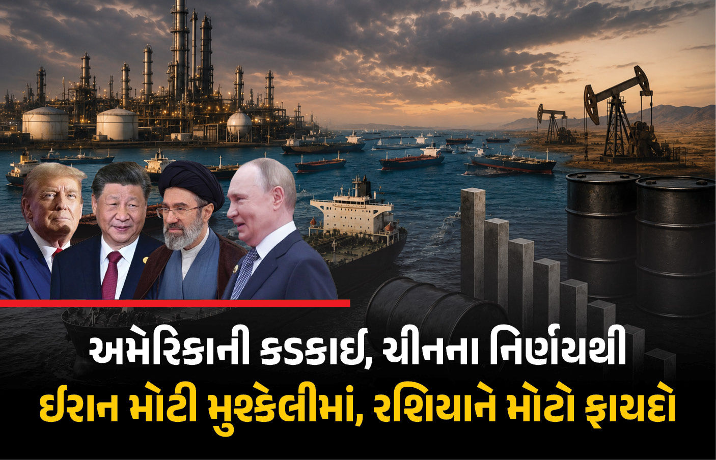 ચીન હવે રશિયા પાસેથી ખરીદશે સસ્તું ક્રૂડ ઓઈલ, ઈરાનને મોટો આંચકો