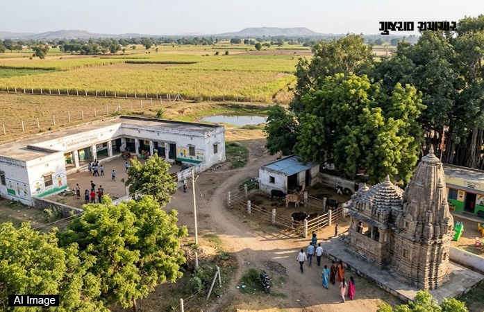 મહેસાણા: શાળા, મંદિર અને વૃક્ષો ધરાવતી જમીન વેચી મારવાના કાવતરામાં 14 સામે ગુનો