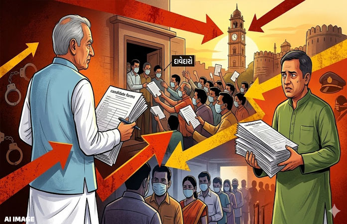 મહેસાણા મનપામાં ભાજપ-કોંગ્રેસના 800થી વધુ દાવેદારો, બંને પક્ષોએ ભારે મથામણ કરવી પડશે 1 - image