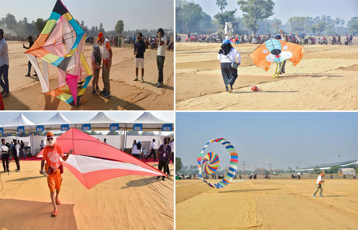 વડોદરામાં પતંગ મહોત્સવમાં પવને સાથ નહીં આપતા પતંગબાજો નિરાશ 1 - image