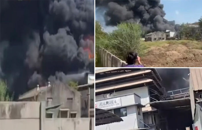 વડોદરા નજીક લામડાપુરા ગામે કેમિકલ કંપનીમાં ભીષણ આગ, વડોદરા ફાયર બ્રિગેડની મદદ લીધી 1 - image