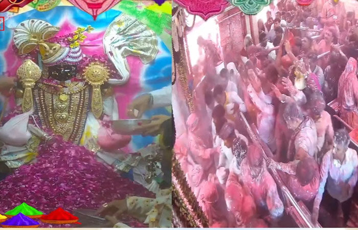 દ્વારકામાં આજે ફૂલડોલઃ ઠાકોરજી ચાંદીની પિચકારીમાં કેસુડા- કેસર જળથી રંગે રમશે 1 - image