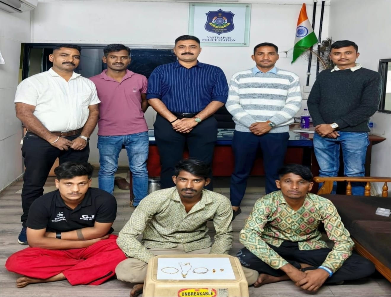 Vastrapur police nab trio who stole jewellery worth ₹4 lakh posing as house cleaners
