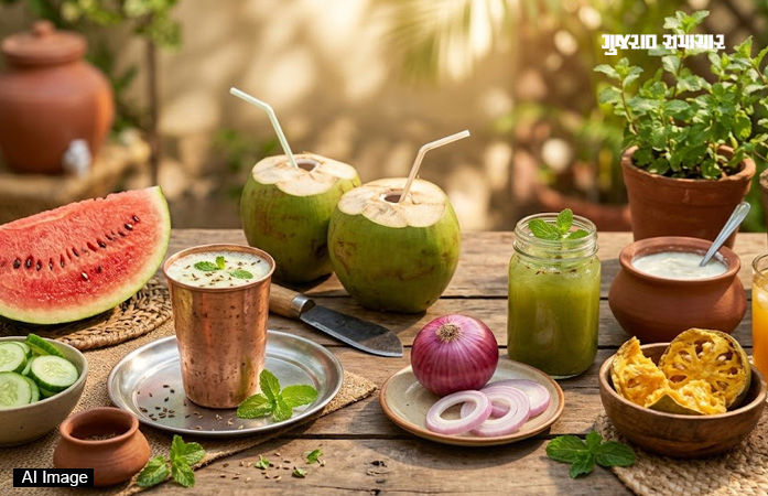 ઉનાળામાં લૂ થી બચવા આ 8 વસ્તુઓનું  સેવન કરો.