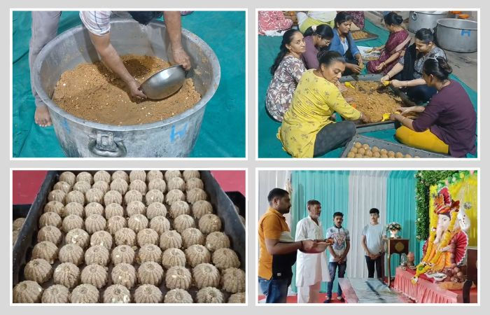 જામનગરમાં ગણપતિ દાદાને ધરાવાયો 17,551 લાડુનો મહાભોગ, સતત 21 વર્ષથી ચાલતી પરંપરા યથાવત્ 2 - image