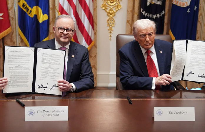 ચીનને મોટો ઝટકો! અમેરિકાએ ઓસ્ટ્રેલિયા સાથે રેર અર્થ મિનરલ્સ સમજૂતી કરી, બદલામાં આપશે ખતરનાક હથિયાર 1 - image