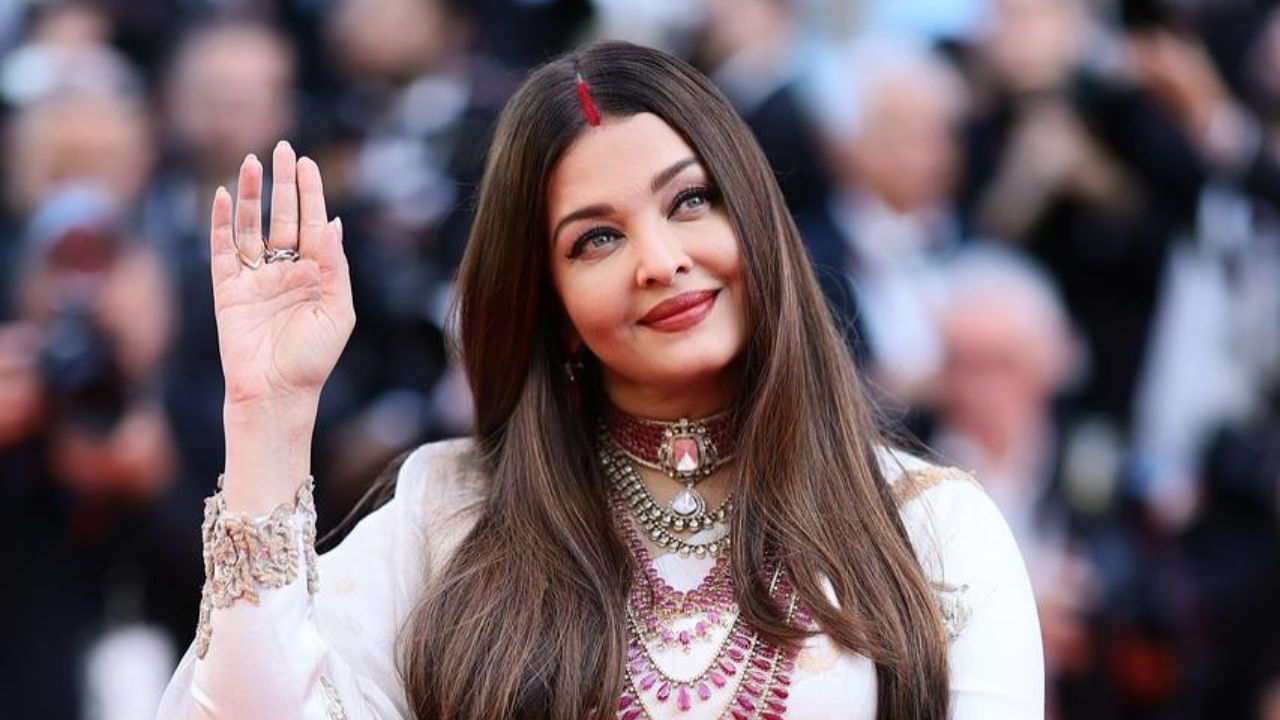 Aishwarya Rai stunned at Cannes with 'sindoor' accentuating her hair parting