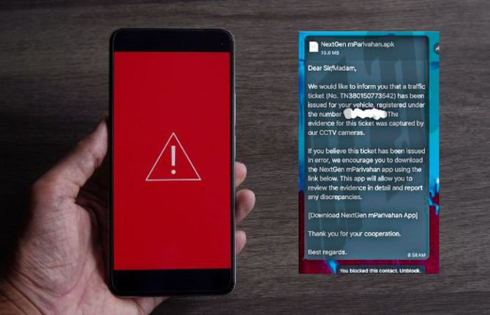 Fraudsters now sending fake traffic violation challan on WhatsApp to extort funds