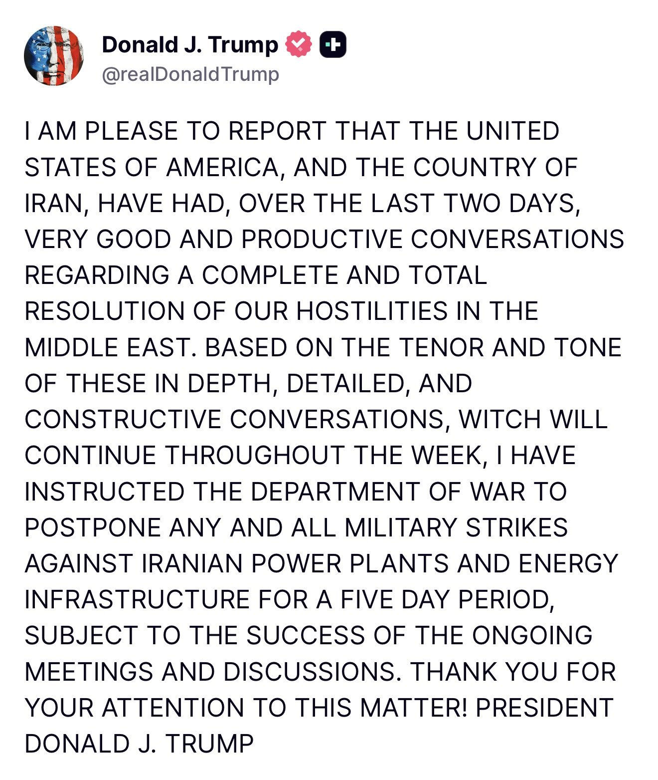 5 દિવસ ઈરાન પર હુમલા નહીં કરે અમેરિકા, 2 દિવસની 'સિક્રેટ વાતચીત' બાદ ટ્રમ્પનો યુ-ટર્ન 2 - image