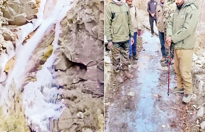 ઉત્તર ભારતમાં કાતિલ ઠંડીનો દોર : હિમાચલ અને ઉત્તરાખંડના તળાવો થીજી ગયા, ટુરિસ્ટ ગેલમાં 1 - image