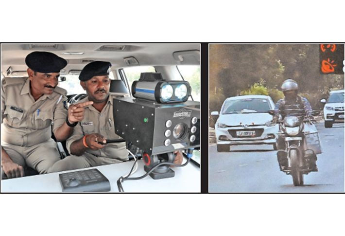 ઓવરસ્પીડથી વાહનો ચલાવતા ૧૯૪૮ ચાલકોને ૪૧.૭૨ લાખનો દંડ ફટકારાયો 1 - image