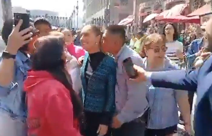 Man arrested for molesting Mexican president Claudia Sheinbaum in public